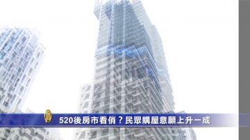 520后房市看俏？民众购屋意愿上升一成