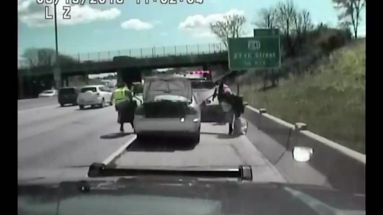 不甘心被拖車 美國女子開車撞警察逃跑