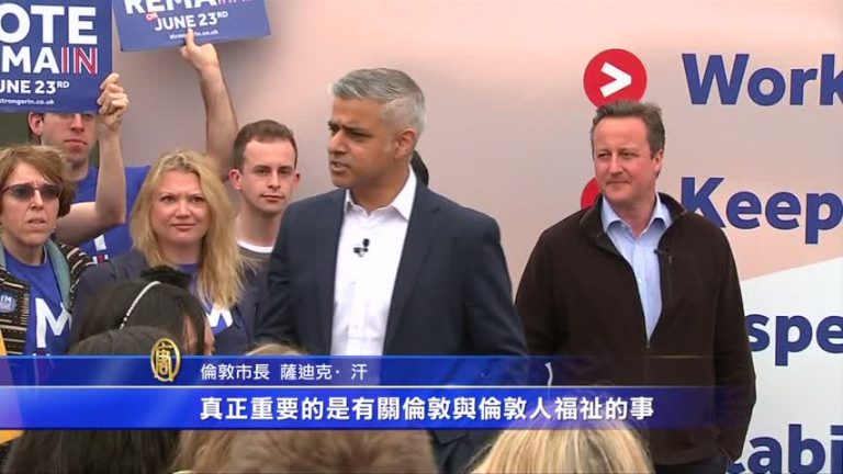 英國政商學界疾呼 英國必須留歐
