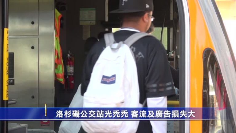 洛杉磯公交站光禿禿  客流及廣告損失大
