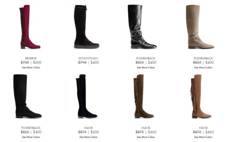 Stuart Weitzman美腿靴 各種款式5折起特賣