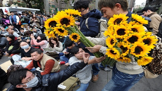 台灣行政院撤告太陽花 肯定學運貢獻
