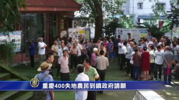 重庆400失地农民到镇政府请愿