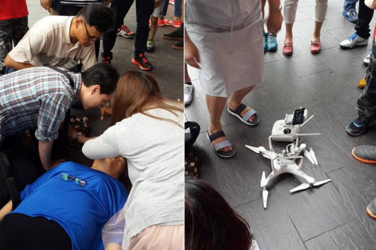 台空拍機傷人事件頻發 總統車隊曾擦身