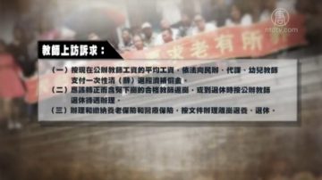 大陸民辦教師聯合發表上訪訴求書