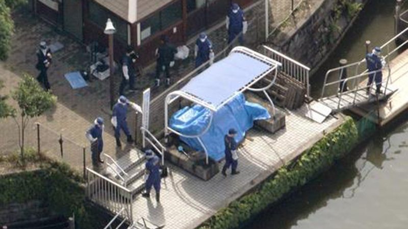 东京西部住宅区池塘 惊现人体残肢