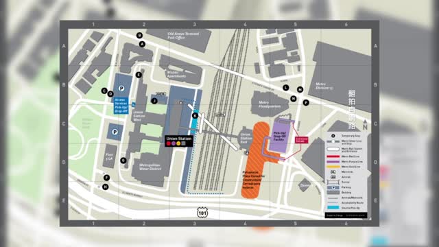 洛杉磯聯合車站轉運站將關閉三個月