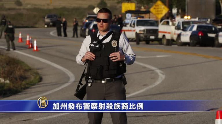 加州發布警察射殺族裔比例