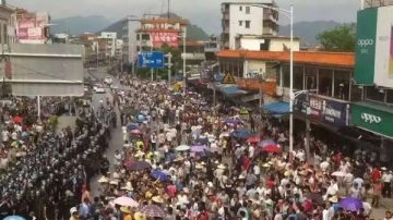 【禁闻】肇庆万人反建垃圾焚化厂 三千警镇压