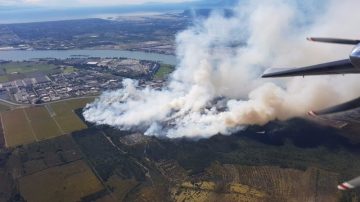 大溫三角洲火勢燃燒55公頃  多市區可見濃煙