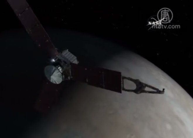 歷時5年 朱諾號成功進入木星軌道
