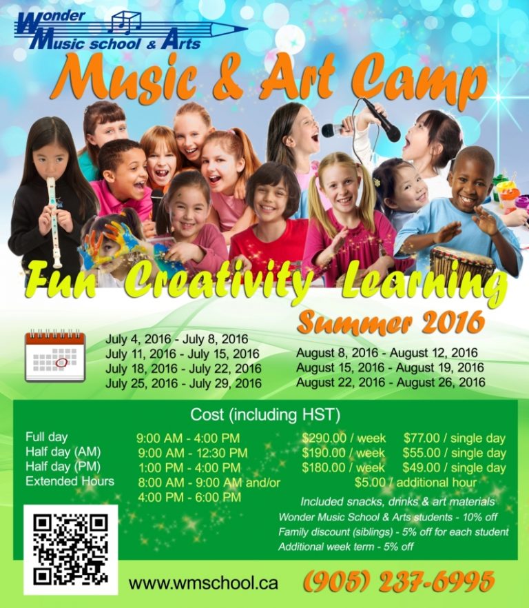 多倫多Wonder Music School 2016 春夏班 火熱報名中