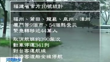 颱風尼伯特福建登陸 數十人傷亡