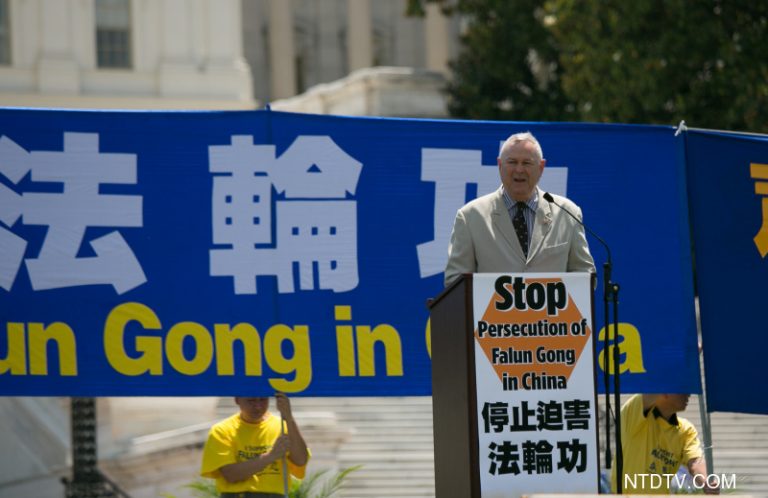 美華府公開演講 議員盛讚法輪功傳遞正義信息