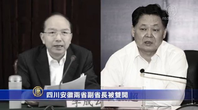 四川安徽兩省副省長被雙開