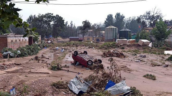 极端自然灾害横扫 中国多地水深火热