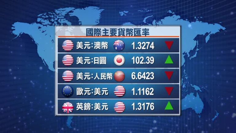 8月1日全球股匯市
