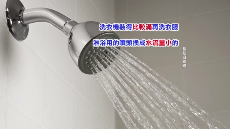 節水省電肩並肩 愛護地球一起來