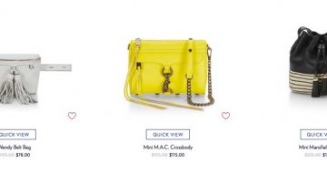 Rebecca Minkoff 最低三折 經典包款任你選