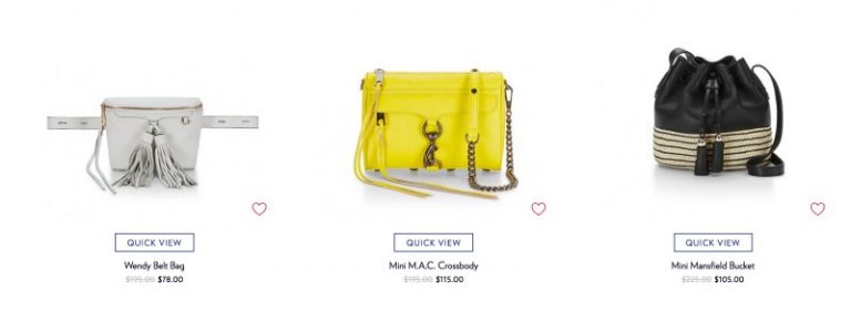 Rebecca Minkoff 最低三折 經典包款任你選