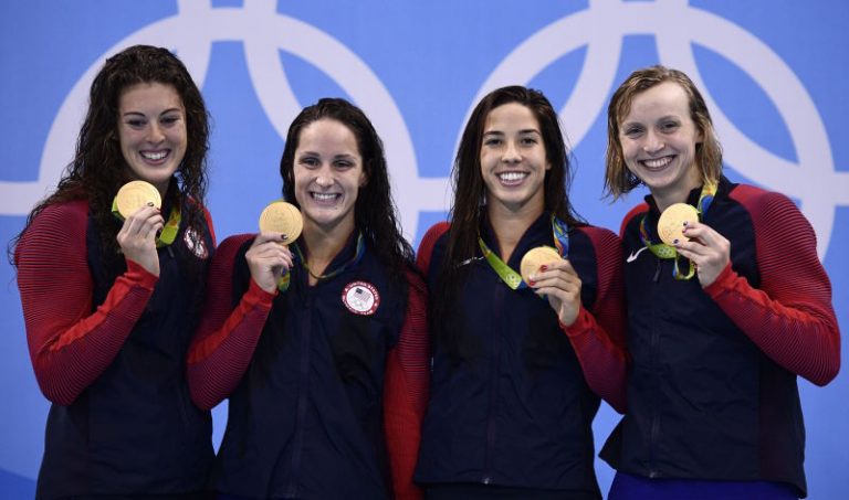 【奧運賽況】美國隊奪得女子4×200米自由泳接力金牌
