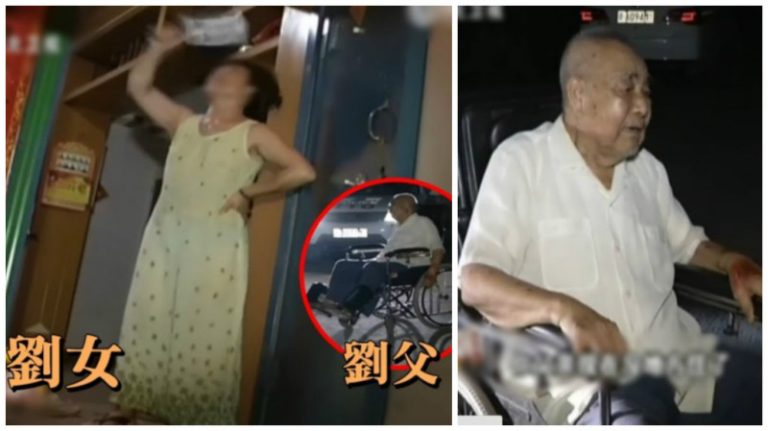 南昌逆女奪家產拒養老 揮菜刀阻老父回家