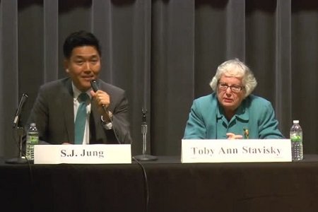 紐約州參議員16選區候選人首次辯論交鋒 互有攻守