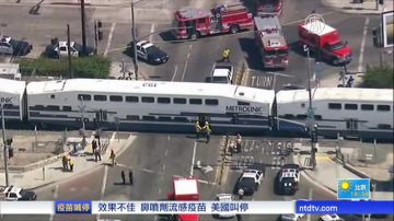 洛杉磯通勤火車撞卡車 逾20人送醫