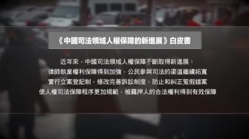 中共人权保障白皮书与现实相差千里