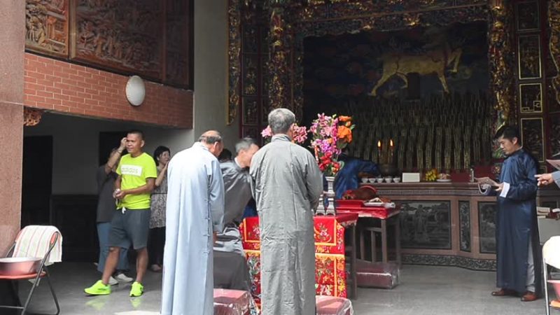 秋分祭祖 港围村承传七百年传统