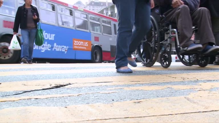舊金山唐人街百老匯大道 改善工程破土
