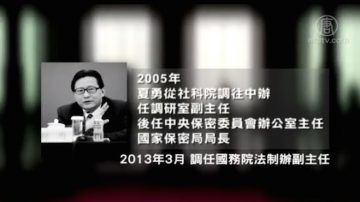 中共前保密局長夏勇被撤政協委員資格