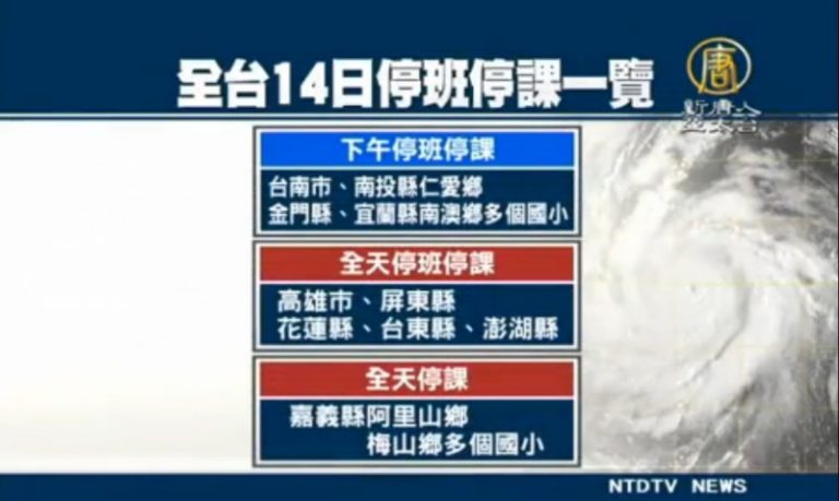 14日下半天風雨漸強 新增停班課縣市