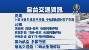 高鐵中秋全線正常營運 全台交通資訊一覽