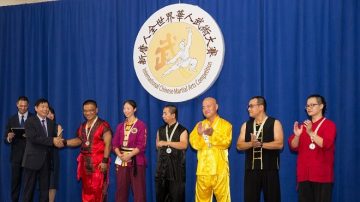 武术大赛落幕 台湾林昌湘凭九节鞭摘金