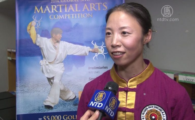 新唐人武術大賽唯一銀獎女選手：有德才會發光