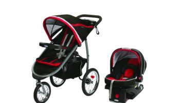 現價$391.99（原價$629.99） Graco FastAction 可折疊嬰兒手推車 + 嬰兒座椅套裝