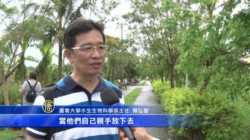 社区流放大肚鱼体验 大小朋友守护水资源