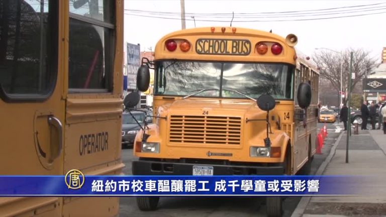 紐約市校車醞釀罷工 成千學童或受影響