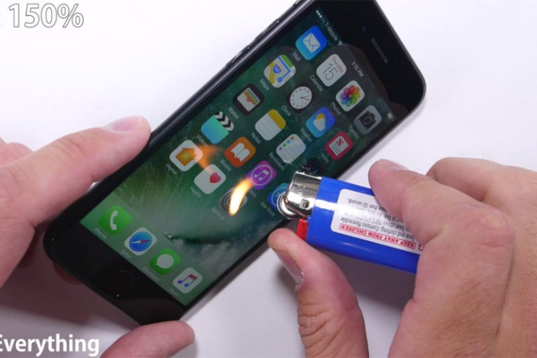 刀割火燒折彎 男子試驗 證iPhone 7不錯(視頻)