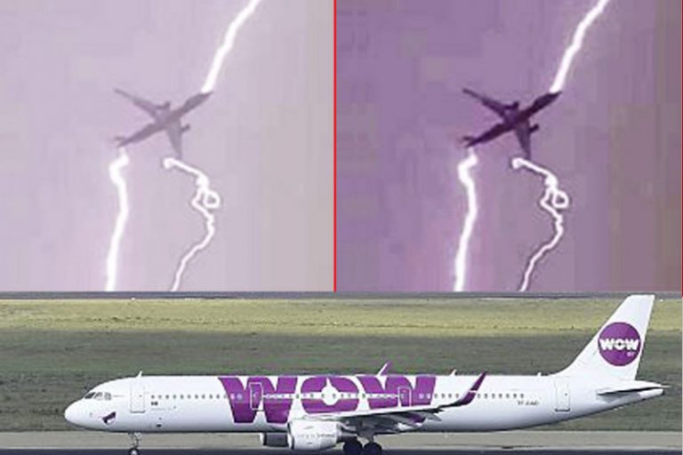 恐怖! 客機高空驚魂 百萬伏閃電劈身(視頻)