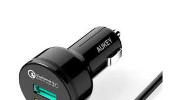 现价$15.79（原价$25.99） AUKEY 双口车载充电器