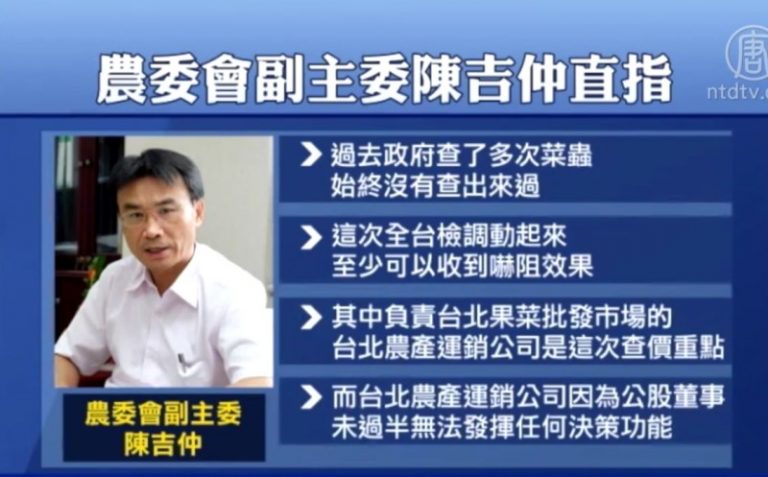 地檢署全面啟動抓菜蟲 台北農產被指失責