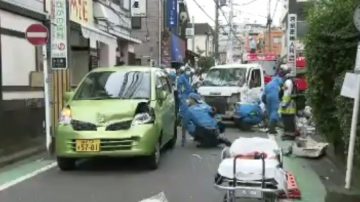 日橫濱3車連環撞 衝入學童群 1死11傷