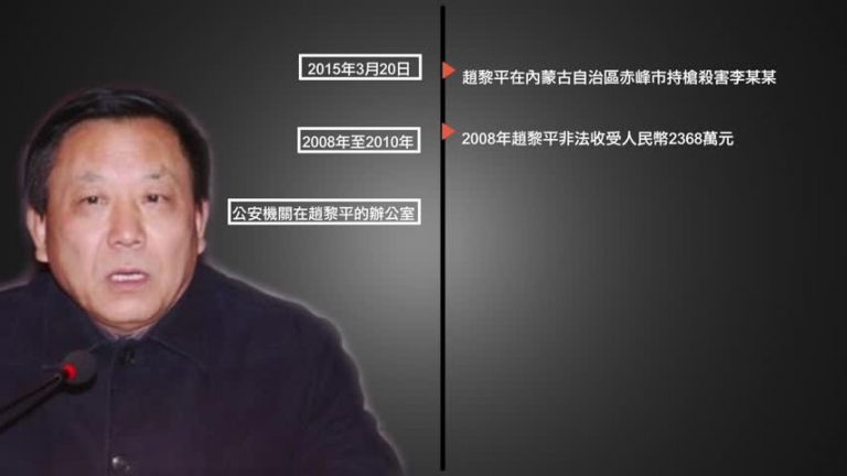 18大後首例 副部級趙黎平槍殺情婦被判死刑