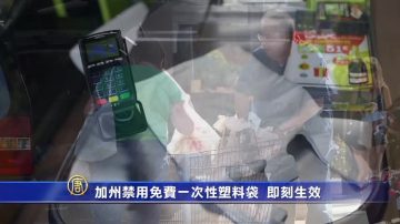 加州禁用免費一次性塑料袋  即刻生效