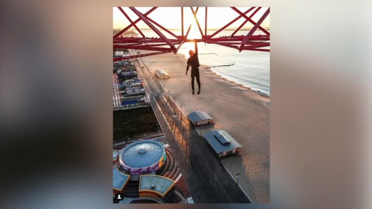偏愛單手懸掛紐約高樓 少年冒險 涉嫌違法