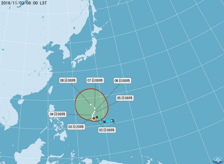 颱風米雷暫不影響台灣 另一波東北季風下週報到