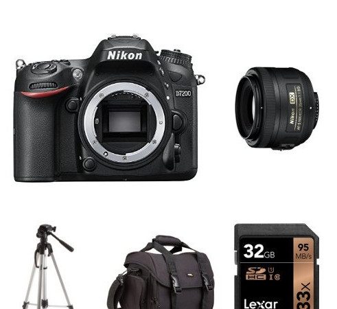 $1199.99 尼康Nikon D7200 数码单反相机套装