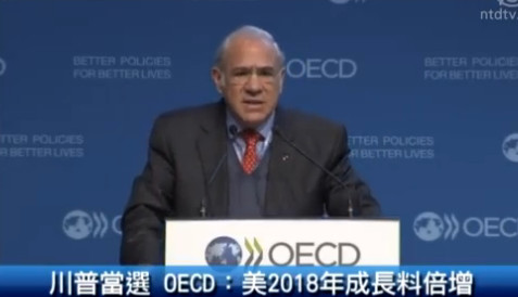 川普當選 OECD：美2018年成長料倍增